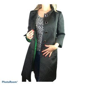 Size 10 MILLY new York coat Trench Blazer Long